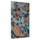 石カラフル石の石の石の自然なテクスチャ灰色 クリップボード (右)