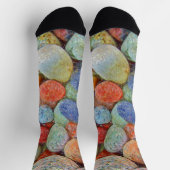 石カラフル、小石、岩 ソックス (上部)