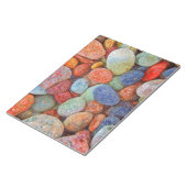 石カラフル、小石、岩 ノートパッド (アングル)