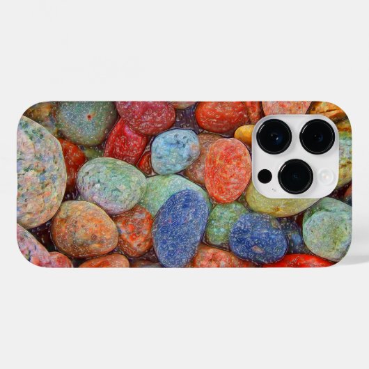石カラフル、小石、岩iPhone / iPadケース Case-Mate iPhoneケース (裏面 (横))