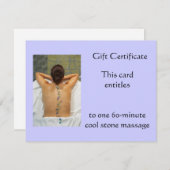 石クール贈証書 (正面/裏面)