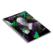 石コンテンポラリー膏頭像と美術コラージュ ノートブック (右側)