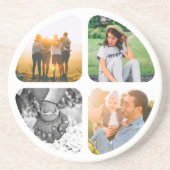 石コースターあなたの4枚の写真 コースター (正面)