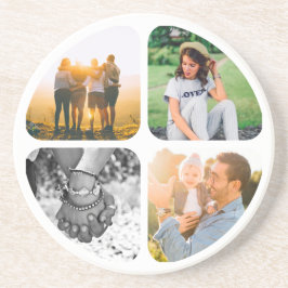 石コースターあなたの4枚の写真 コースター