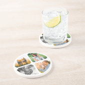 石コースターあなたの4枚の写真 コースター (側面)