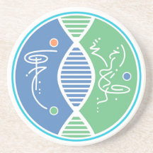 石コースターのヒーリング内円シンボル