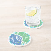 石コースターのヒーリング内円シンボル コースター (側面)