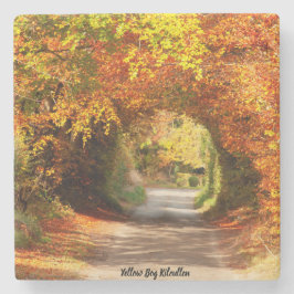 石コースターイエローボグキルクリレン ストーンコースター