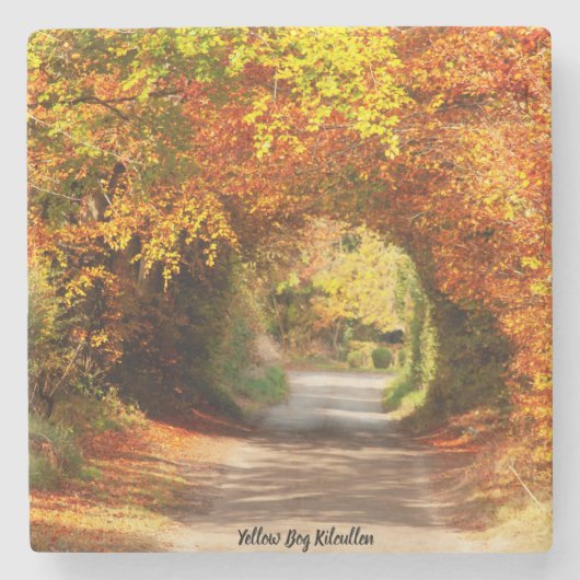 石コースターイエローボグキルクリレン ストーンコースター (正面)