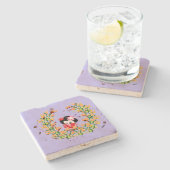 石コースター：エレガンス ストーンコースター (横)