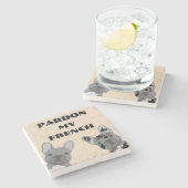 石コースター ストーンコースター (横)