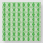 石コースター – ダイヤモンド重なり ストーンコースター (正面)