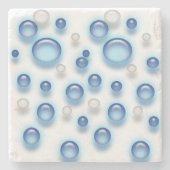 石コースター – 泡 ストーンコースター (正面)