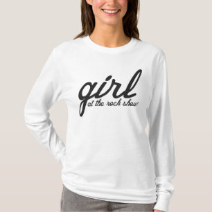 石ショーのロゴのティーの女の子 Tシャツ