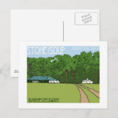 石スープはがき – 横 ポストカード (正面/裏面)