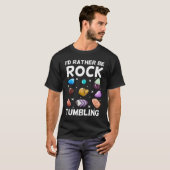 石タンブリング石ポリッシュキット初級機1 Tシャツ (正面フル)