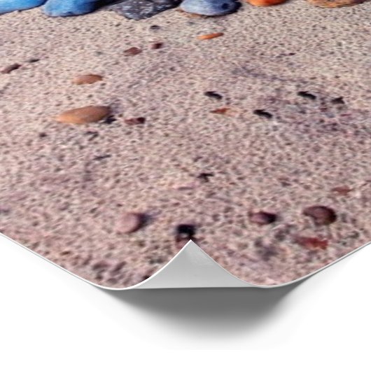 石ハート ポスター (角)