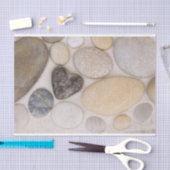 石ハート 薄葉紙 (クラフト)