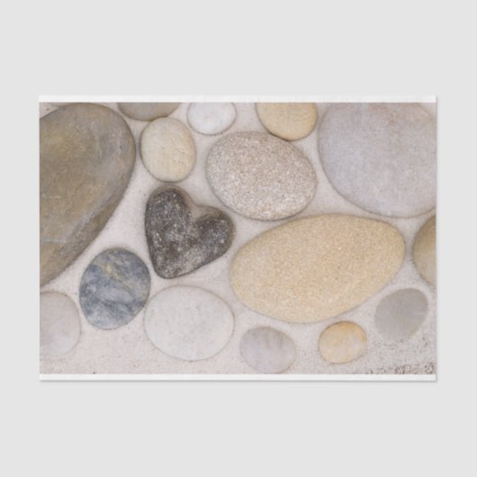 石ハート 薄葉紙 (正面)