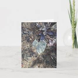 石ハートnotecard(愛は全のまわりにて) カード