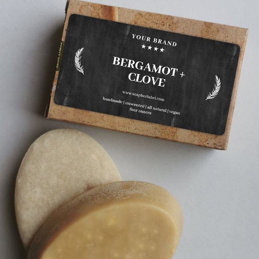 石パーソナライズされたけんラベル黒い黒板シール ラベル