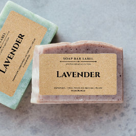 石パーソナライズされたけんラベルKraft背景シール ラベル