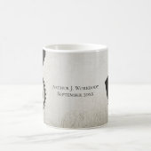 石フェイク人の年賀記念品 コーヒーマグカップ (中央)