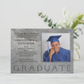 石フォーマル刻大学院写真発表会 案内状 (スタンド正面)