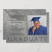 石フォーマル刻大学院写真発表会 案内状 (正面/裏面)