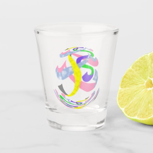 石フック ショットグラス (正面)