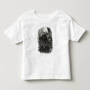 石ポイントの押しかけること、1779年7月 トドラーTシャツ