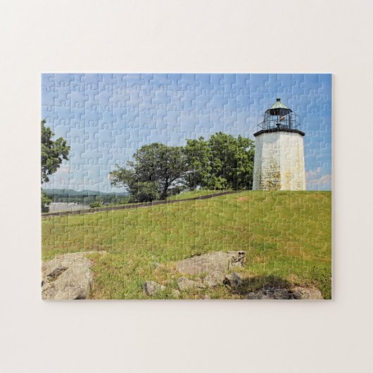 石ポイント灯台、ニューヨーク ジグソーパズル (横)