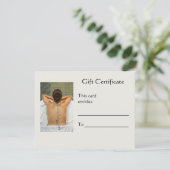 石マッサージギフト券 (スタンド正面)