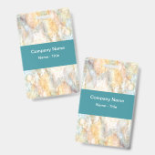 石モダン大理石のルック バッジ (表裏)