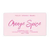 石モダン石シンプルエレガント化粧品ラベル ラベル (正面)