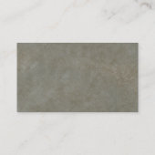 石ユニークスタイリッシュ灰色バックグラウンドコンサルタント 名刺 (裏面)