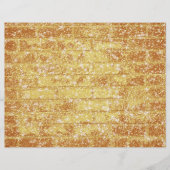 石レンガのテクスチャ金ゴールドグリッターの切り離し (正面)