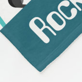 石ロール女の赤ちゃんのおもしろい毛布音楽 フリースブランケット (角)