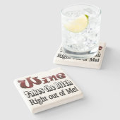 石ワインコースター ストーンコースター (横)