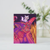 石像獣とそのペット ポストカード (スタンド正面)