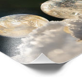 石凍っていけん泡氷結晶ウィンターペーパー印刷 フォトプリント            (角)