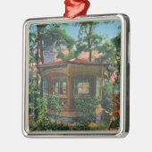 石切り場の農場、東の丘のマーク・トウェインの勉強 メタルオーナメント (左)