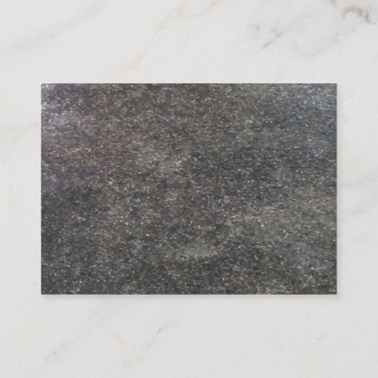 石切り石 名刺 (裏面)