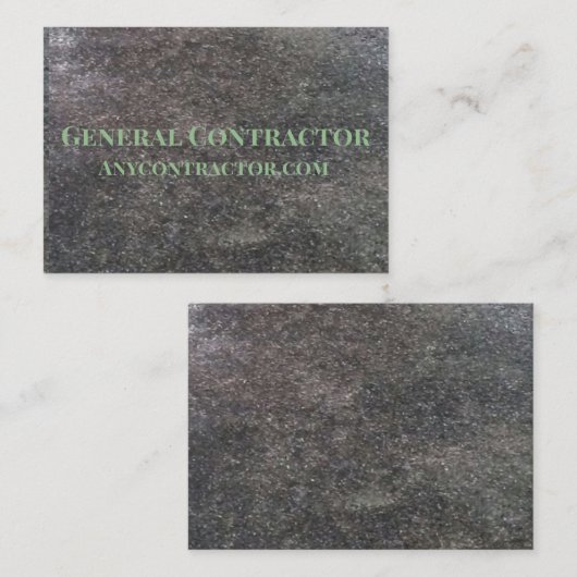 石切り石 名刺 (正面/裏面)