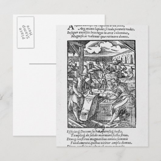 石切り ポストカード (正面/裏面)