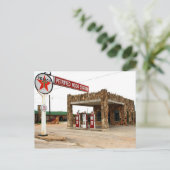 石化されたウッドステーション、デカトゥール、テキサス州ポストカード ポストカード (スタンド正面)