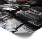 石化された木材のボディパイント ポスター (角)