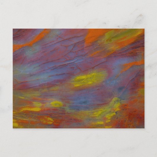 石化された木材クローズアップ ポストカード (正面)