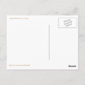 石化された木、サイド ポストカード (裏面)