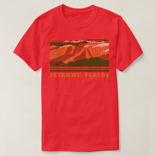 石化された森の米国国立公園のギフト石化 Tシャツ (デザイン正面)